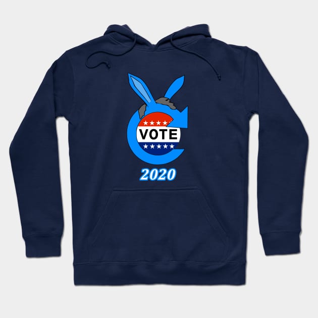 Democratic Party Refresh 2020 Vote Activist Hoodie by Mindseye222